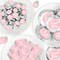 Big Dot of Happiness Pink Elegantly Simple - Guest Party Favors Candy Favor Sticker Kit - 304 Pieces
